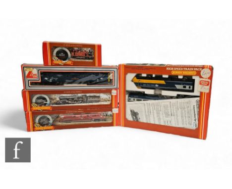 A collection of OO gauge locomotives, Hornby R349 4-6-0 GWR green King Class 'King Henry VIII,' Hornby R368 Class 52 BR maroo