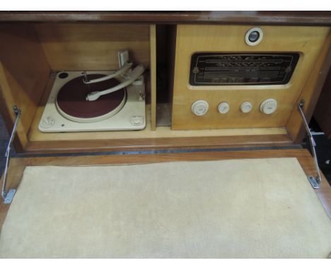 A vintage Regentone radiogram