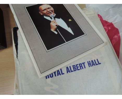 A selection of vintage concert programmes and tickets etc including Frank Sinatra and signed LiberaceALSO INCLUDED jOHNNY CAS