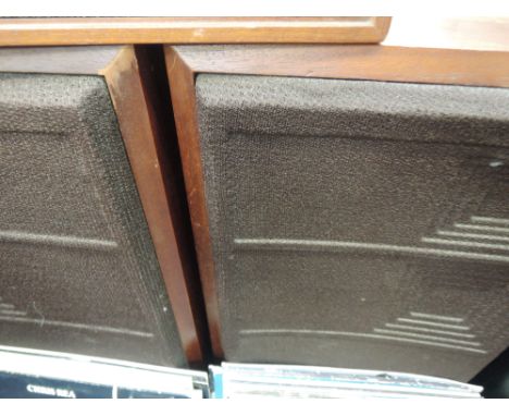 A pair of vintage Dynatron speakers, 