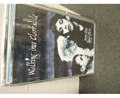 JIMMY PAGE AND ROBERT PLANT  - WALKING INTO CLARKSDALE - LARGE FRAMED POSTER 