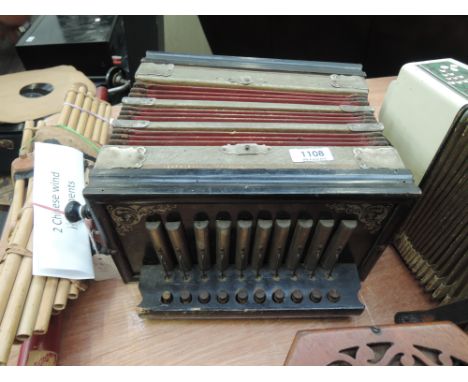 A vintage Saxon style melodeon