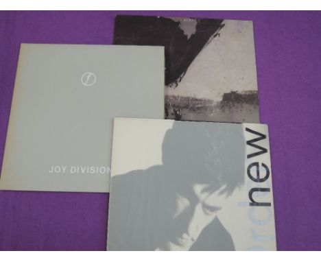 2 X NEW ORDER AND A COPY OF JOY DIVISION'S STILL DOUBLE ALBUM WITH SOME LIGHT FADE TO SPINE 