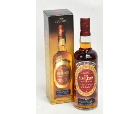 A boxed single bottle of "The Singleton of Auchroisk", single malt Scotch whisky, 1976, Ruchill & Ross Ltd, Auchroisk Distill
