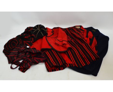Giggleswick School; four vintage blazers, five caps and ties.