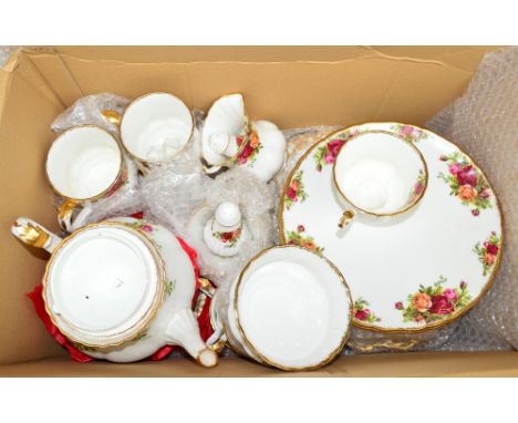 A Royal Albert "Old Country Roses" six setting tea service.