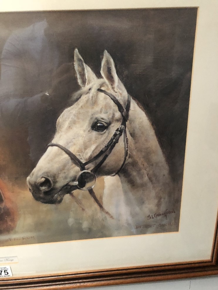 S.L.CRAWFORD "We Three Kings" ARKLE, REDRUM, and DESERT ORCHID