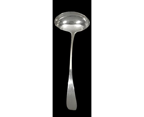 ASSORTED IRISH TABLE SILVER, DUBLIN AND CORK, CIRCA 1800-1839 comprising: a Celtic point sauce ladle, Carden Terry & John Wil