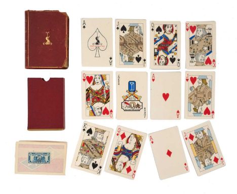 Mademoiselle from Armentières, 1933 desk of cards published to commemorate the end of WW1. Complete mint sealed pack in origi