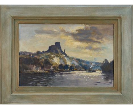 *Edward Brian Seago (1910-1974) oil on board - The Seine at Petit Anderly, signed, 40cm x 60cm, framed.Provenance: Bonhams 15