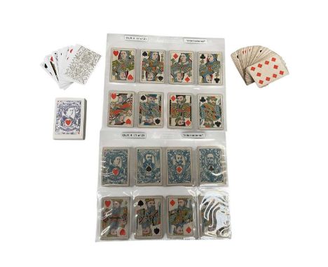 Complete deck of 52 International Playing Cards by Thomas De La Rue, 1874, published to commemorate the marriage of Albert Er