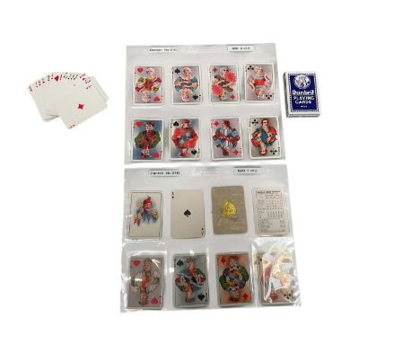 Rare deck of Danbrit no. 210 playing cards, made by Universal for the European Market, with box