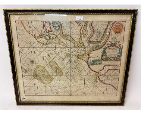 Captain Greenville Collins - Harwich, Woodbridge and Handfordwater with the Sands from the Nazeland to Hosely Bay, published 