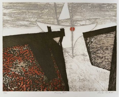 Charles Bartlett (1921-2014) signed limited edition etching and aquatint - 'Morning Mist', 18/60, unframed 51cm x 61cmIt was 