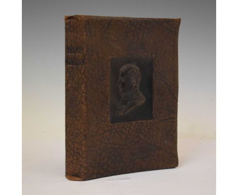 William Henry Hudson - 'The Man Napoleon' - First edition (publ. George G. Harrap &amp; Company, 1915), bound in full morocco