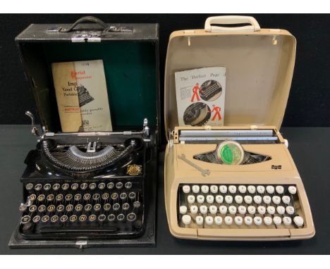 An Imperial Good Companion typewriter, 1939;  another, later (2) 