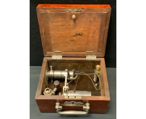 Crosby Steam Gauge and Valve Co of Boston, Massachusetts,  steam engine indicator, cased 