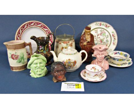 A large quantity of mixed ceramics to include five Masons Ironstone China Regency pattern two handled soup bowls and saucers,