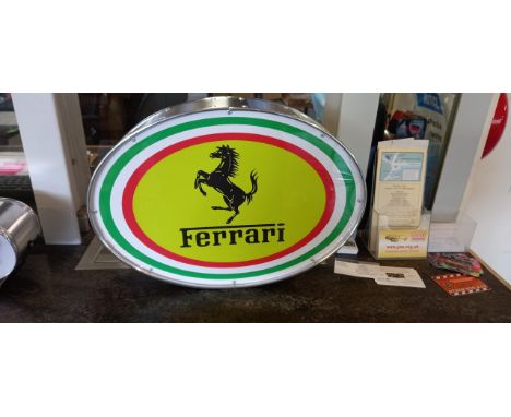 FERRARI LIGHT UP SIGNWe highly recommend that you view in person any potential purchase and take time to inspect paperwork an