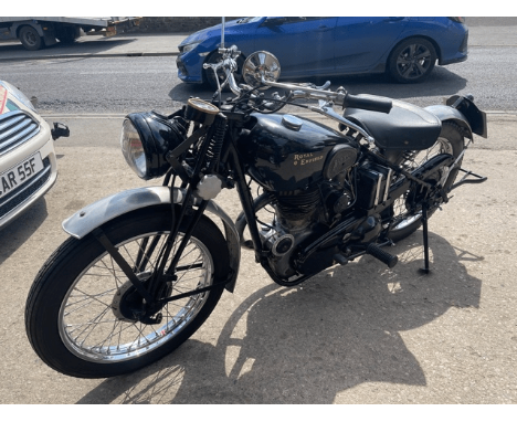 1946 ROYAL ENFIELDCurrent V5 present, paperwork includes old V5, original buff log book, Royal Enfield Motor Cycles Guide for