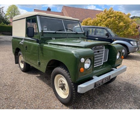 1978 LAND ROVER SERIES 3 SWBCurrent V5 present, paperwork includes Heritage certificate, MOT certificate and invoices. The ve