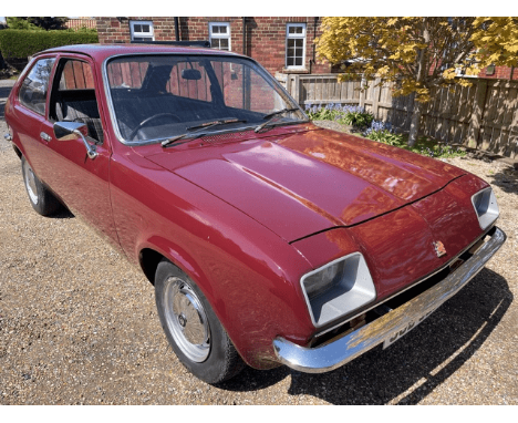 1975 VAUXHALL CHEVETTECurrent V5 present, paperwork includes handbook and MOT certificate.Finished in Ruby Red with black che