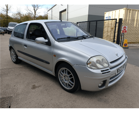 2000 RENAULT CLIO SPORTCurrent V5 present, paperwork includes owners manual, previous MOT certificates, invoices of work carr