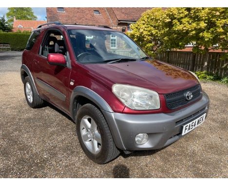 2004 TOYOTA RAV4Current V5 present, paperwork includes owners manual and radio controls/instruction booklets and invoices.We 