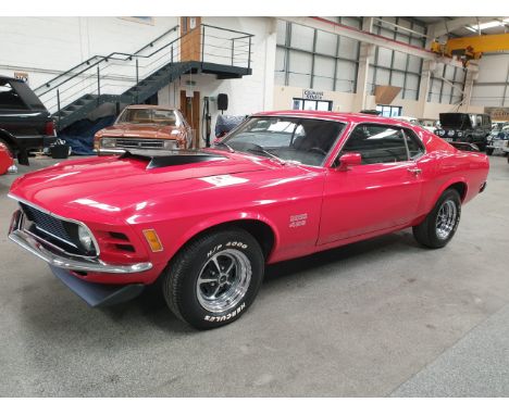 1970 FORD MUSTANGCurrent V5 present, paperwork includes owners manual, American registration document, previous MOT certifica