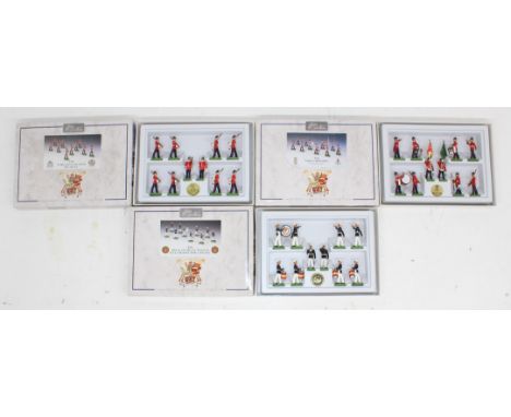 Britains: A collection of three boxed Britains sets, to comprise: The Drum and Bugle Team of Fleet Marine Force Pacific, The 