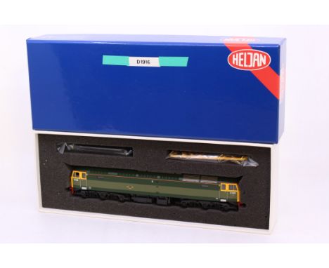 Heljan: A boxed Heljan, OO Gauge diesel locomotive, Class 47, Item 47921, BR Green D1916. Contents in a very good condition. 