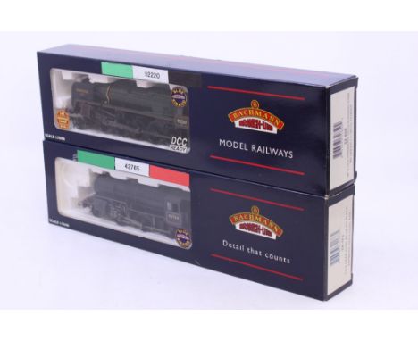 Bachmann: A pair of boxed Bachmann, OO Gauge locomotives and tender, to comprise: 2-6-0 Crab 42765 BR Lined Black E/Emblem wi