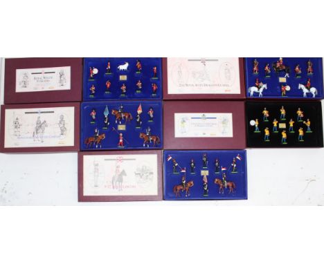 Britains: A collection of five boxed Britains Sets, to comprise: The Royal Welch Fusiliers, Cat No. 5191; The Royal Scots Dra