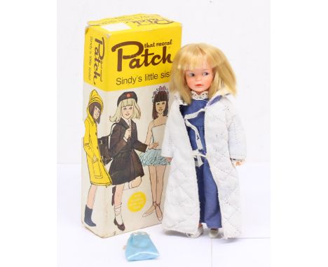 Sindy: A boxed Pedigree, 'That Rascal Patch' doll, Sindy's Little Sister. Original box, some damage to the lid. Doll in very 