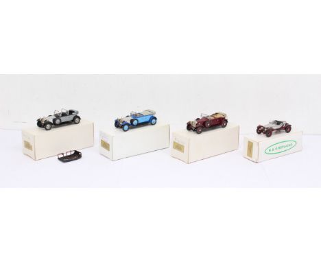 K &amp; R Replicas: A collection of four K &amp; R Replicas diecast vehicles to comprise: three Rolls Royce Phantom I 1927 Pa