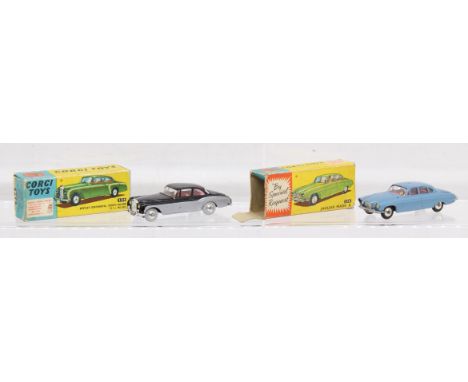 Corgi: A boxed Corgi Toys, Bentley Continental Sports Saloon by H.J. Mulliner, Reference 224, two-tone black and grey body wi