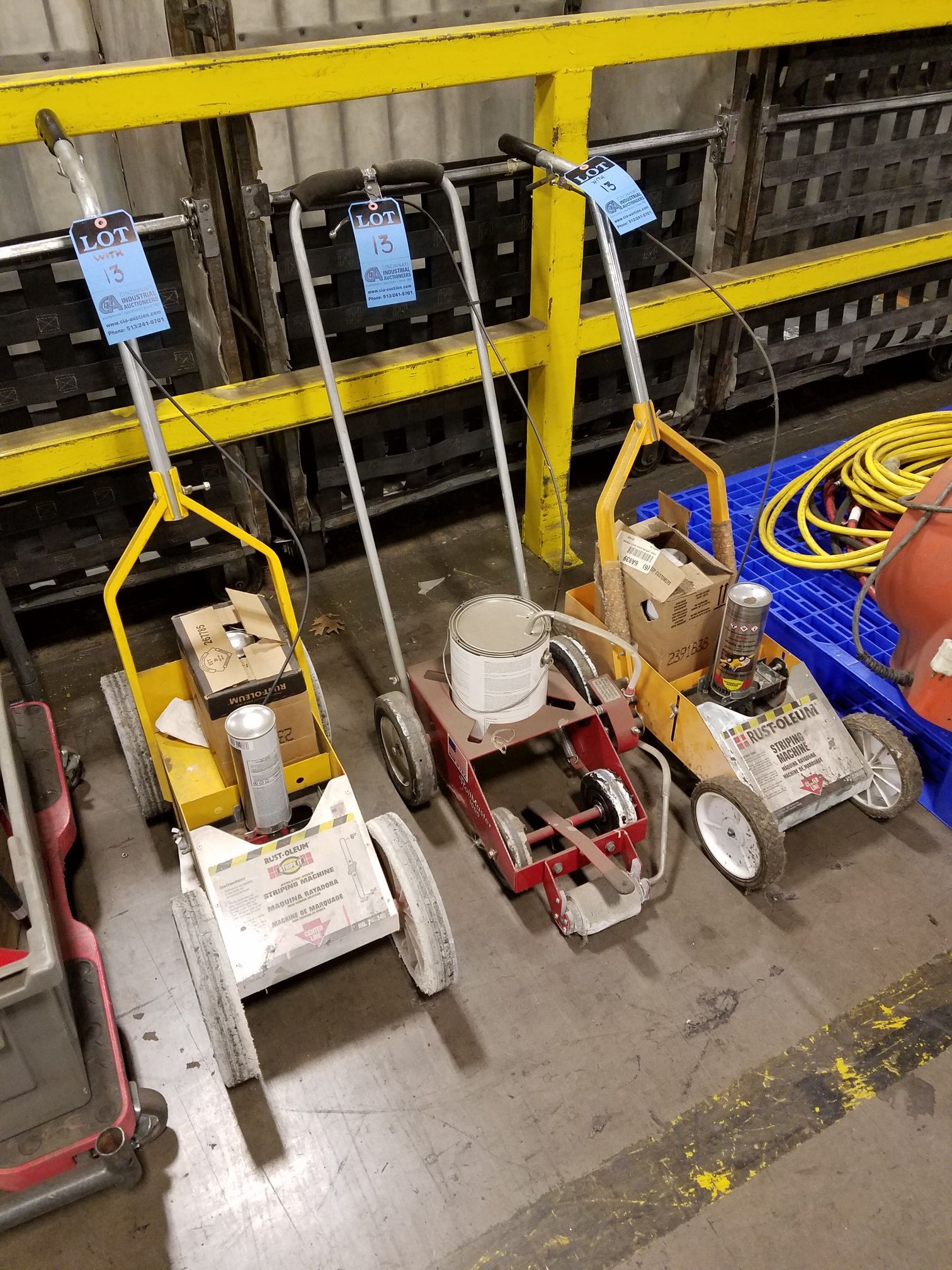 (LOT) (2) STRIPING MACHINES