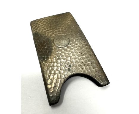 Antique silver card holder Birmingham silver hallmarks 