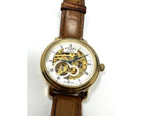 Gents Rotary wristwatch the watch is ticking 