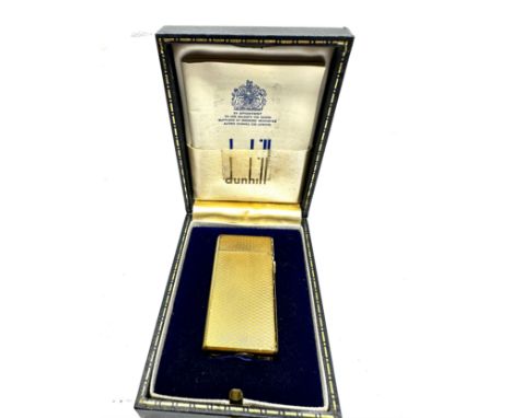 Boxed Vintage dunhill cigarette lighter 