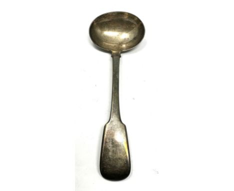 Georgian irish silver ladle spoon 