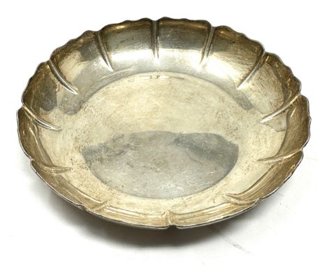 Irish silver bowl measures approx 12cm dia weight 130g 