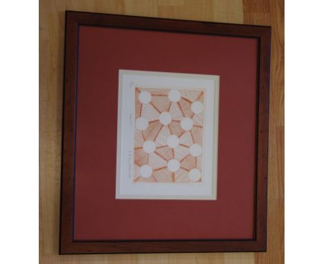 S.B. Puruntatameri  (Aboriginal) "Kulama" colour etching 3/50, signed in pencil lower right, 15.5cm x 20.5cm