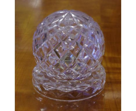 Cut crystal table lamp 15cm high approx.