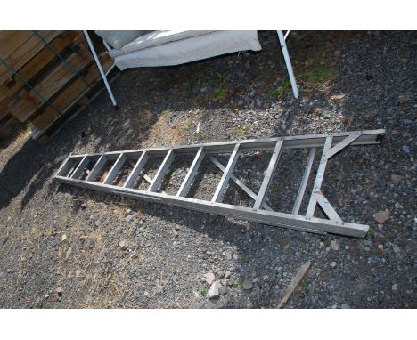 A ten rung step ladder.