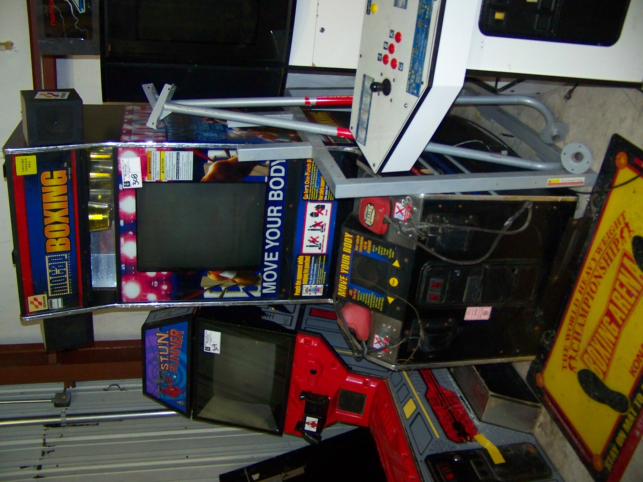 MOCAP BOXING ARCADE GAME KONAMI