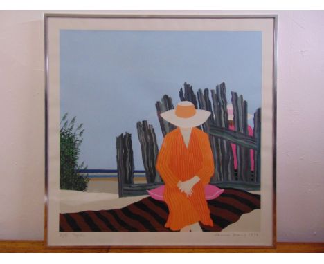 Lawrence Fleming framed and glazed polychromatic lithograph titled Together 1976 limited edition 2/75, 60.5 x 60.5cm