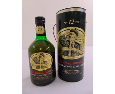 Binnahabhain 12 year old Islay single malt Scotch whisky in original packaging