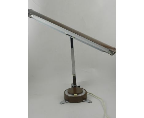 A Hamilton Industries banker's lamp.