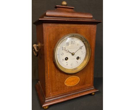 An Edwardian mahogany bracket clock, c.1905 